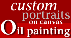 Click here to view example of oil portrait paintings by Les Moments.